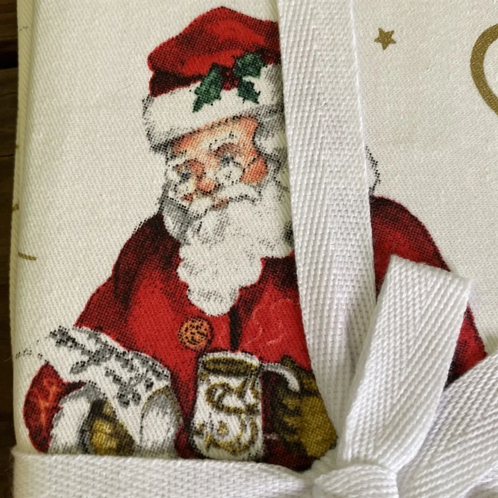 Williams Sonoma 'Twas the Night Before Christmas Napkins - Set of 4 🎅🏻🦌🎄⛄️